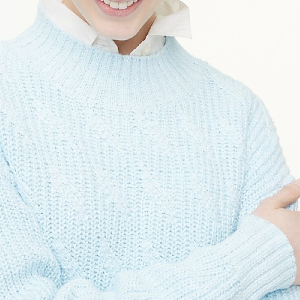 J. Crew Light Blue Women's Sweater - Picture 8 of 8